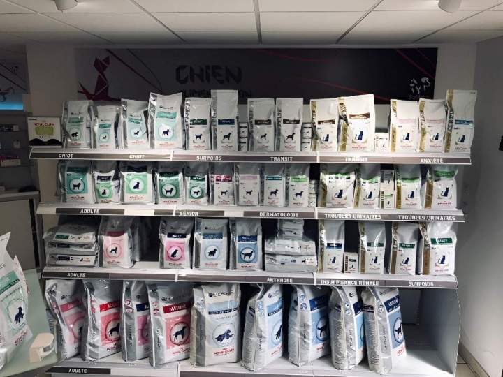 Vente d'alimentation pour animaux Saint-Louis